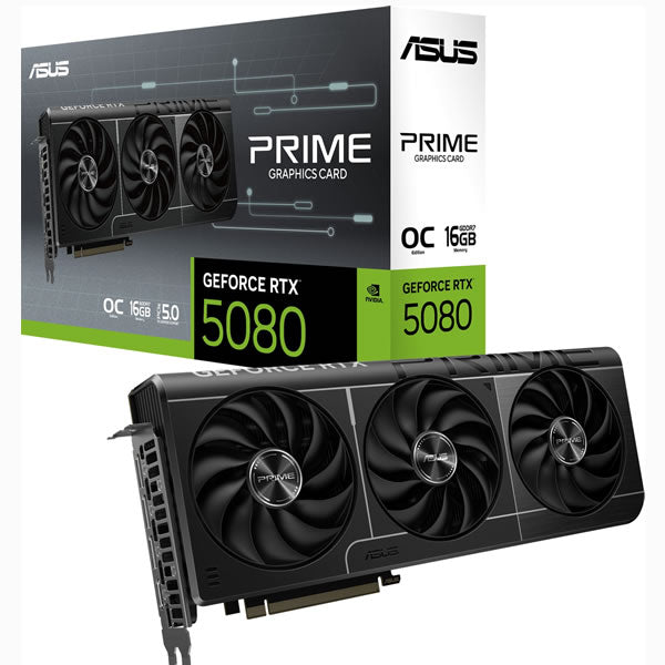 ASUS GeForce RTX 5080 PRIME 16GB OC GDDR7 Graphics Card