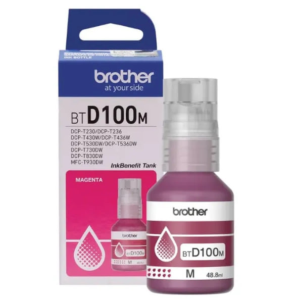 Brother BTD100M Magenta Ink Bottle