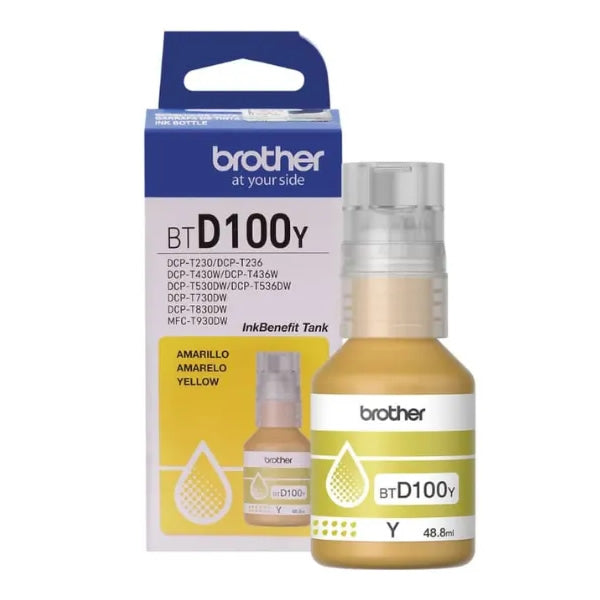 Brother BTD100Y Yellow Ink Bottle