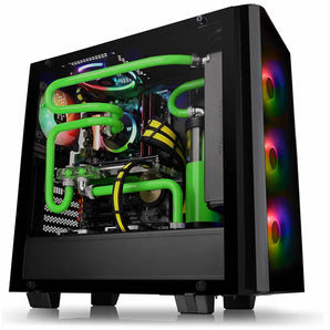 Thermaltake View 21 RGB PLUS Edition Mid Tower With Tempered Glass Side Panel - Black