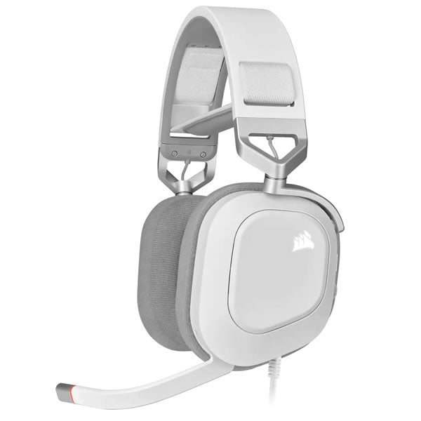 Corsair HS80 RGB USB Wired Gaming Headset - White