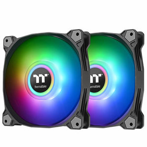 Thermaltake Pure Duo 14 ARGB Sync Radiator Fan 2 Pack - Black