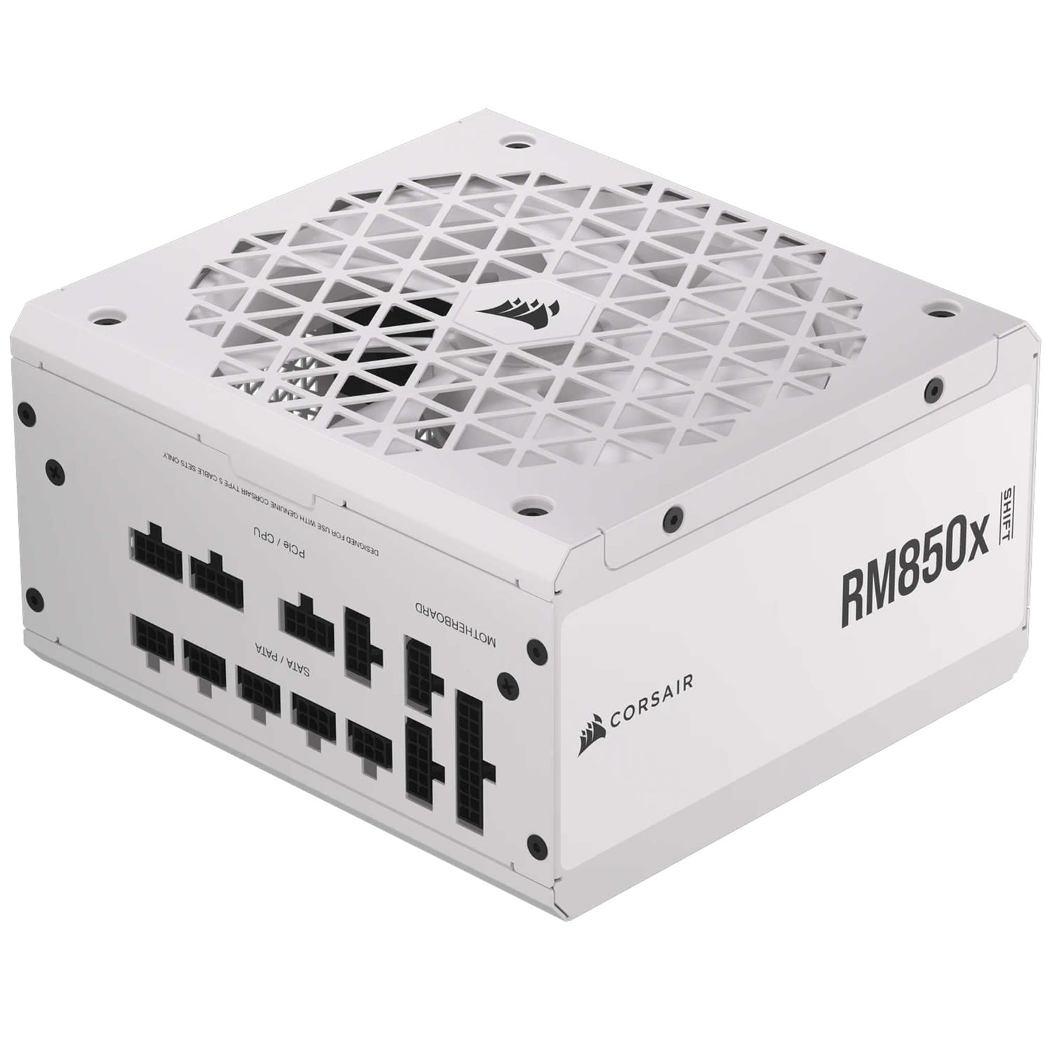 Corsair RM850x Shift 850W 80 Plus Gold Fully Modular Desktop Power Supply - White