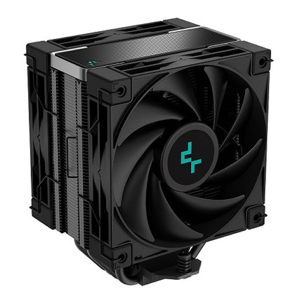 DeepCool AK400 Zero Dark Plus CPU Air Cooler With 4XCopper Heatpipe And 2X120MM FDB Fans