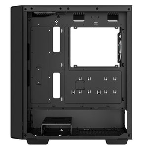 DeepCool CC560BK-V2 ATX Mid-Tower Case With 4X Pre-Installed 120mm LED Fans - Black