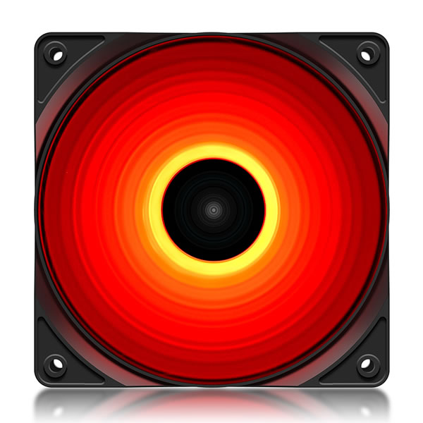 DeepCool | RF120MM | Case Fan With Built-in High Brightness Red LED ...