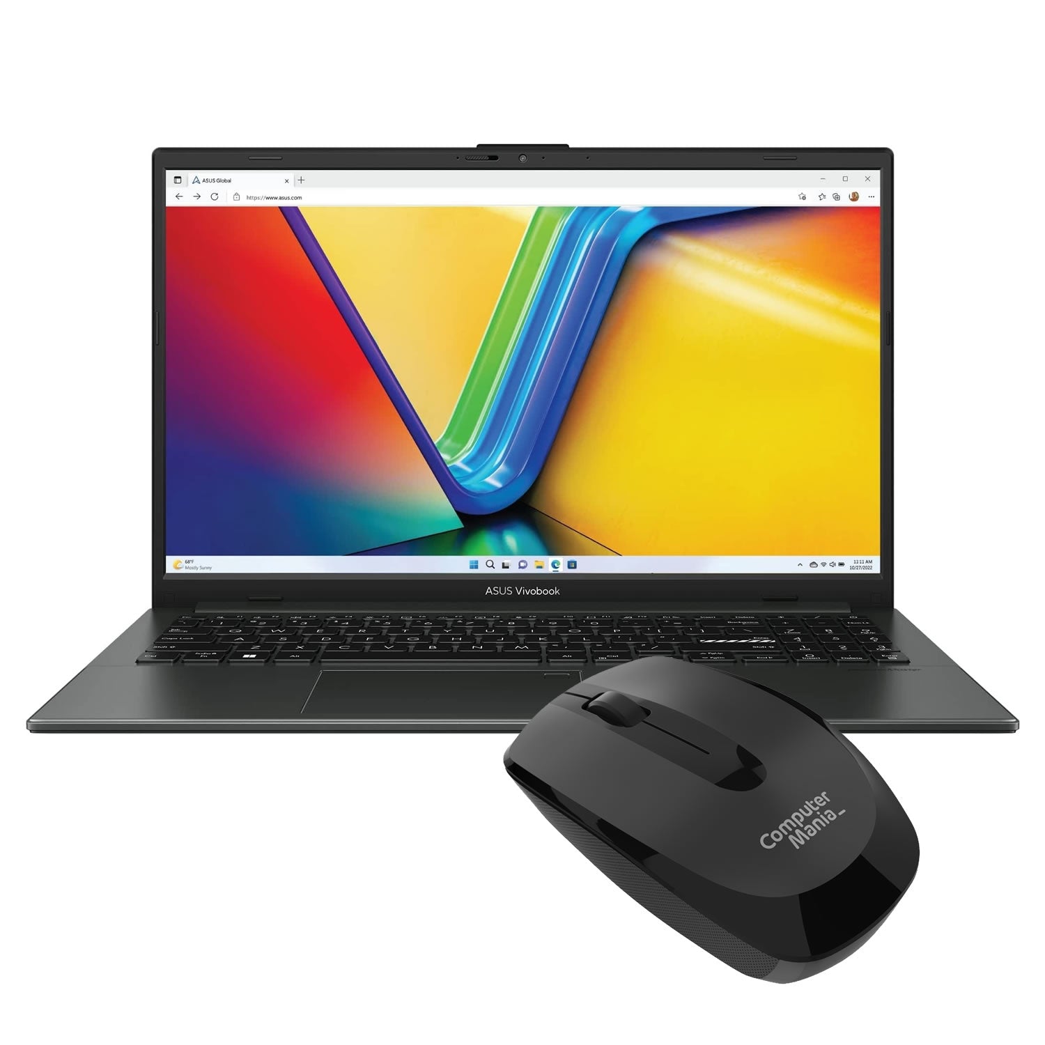 ASUS | VivoBook GO 15 E1504FA | 15.6" FHD | AMD Ryzen 3 | 8GB RAM | 256GB SSD -  Mixed Black