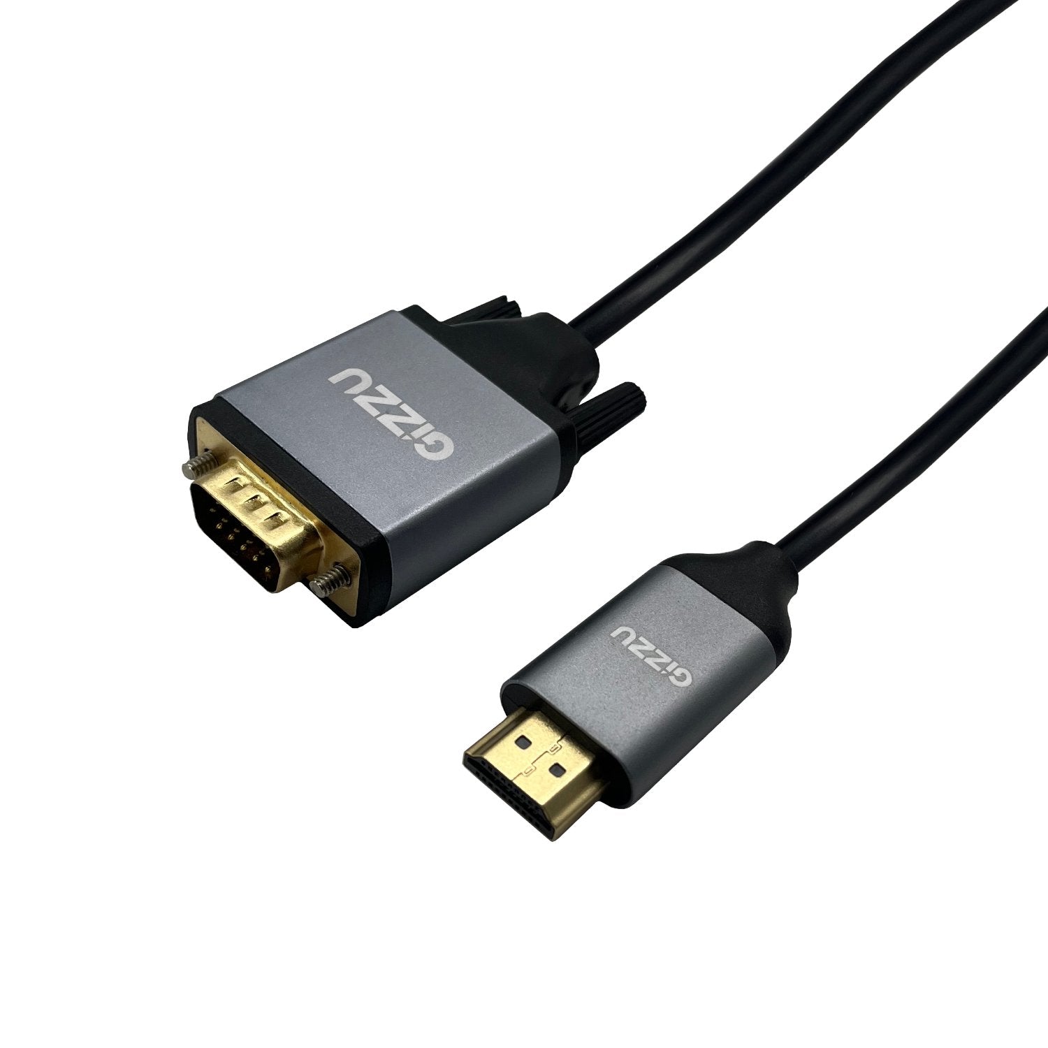Gizzu Full HD HDMI to VGA Cable (1.8m) - Black
