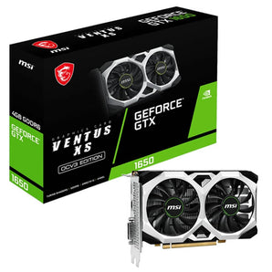 MSI Nvidia GeForce GTX 1650 D6 VENTUS XS OCV3 4GB GDDR6 128-BIT Graphics Card