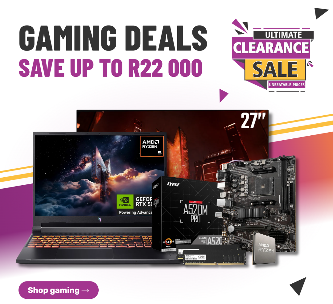 Gaming deals – save up to R22 000