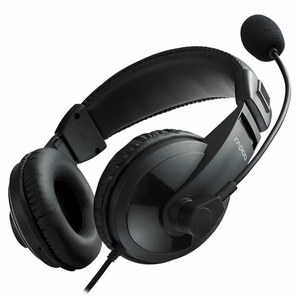 Rapoo H150 USB Stereo Headset - Black