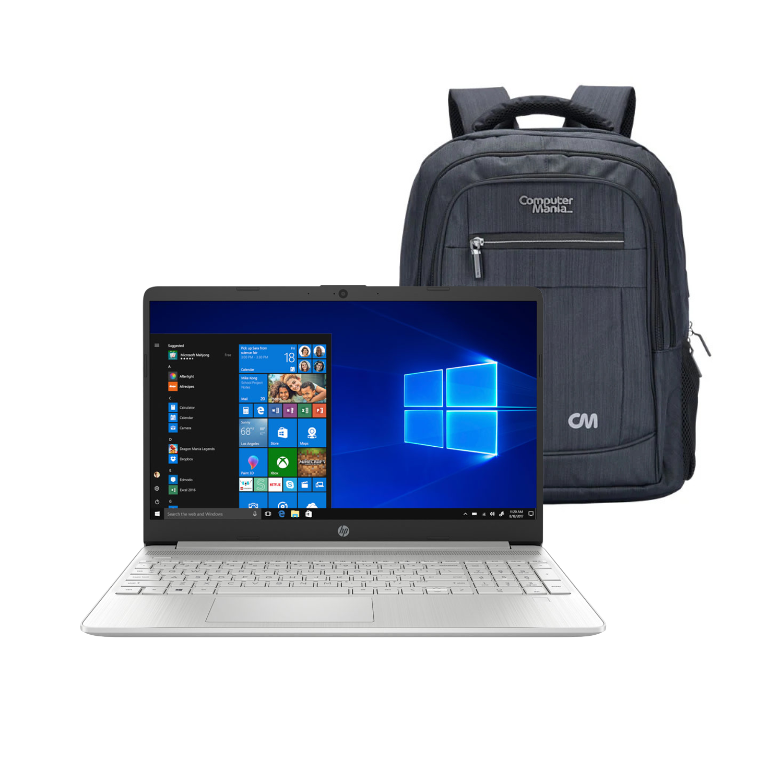 HP 15S Ryzen 5 5500U | 24G RAM | 512GB SSD | Windows 11 - SIlver [Pre-Owned]
