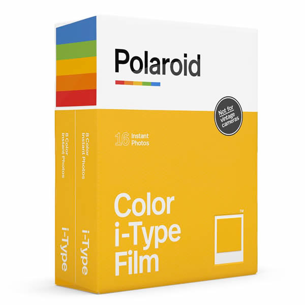 Polaroid Colour i-Type Printer Instant Film Double Pack (16 Exposures)