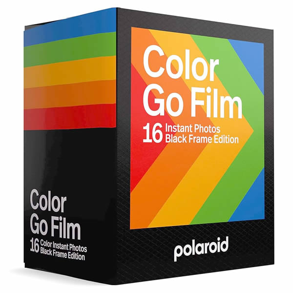 Polaroid Go Color Film - Black Frame Double Pack  (16 Exposures)