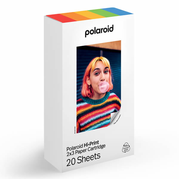 Polaroid Hi-Print 2x3 Paper Cartridge Generation 2 – 20 Sheets