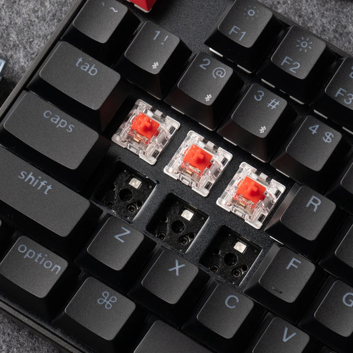 Keychron K8 QMK 80% TKL Wireless Mechanical Keyboard V2 Red Switches ...