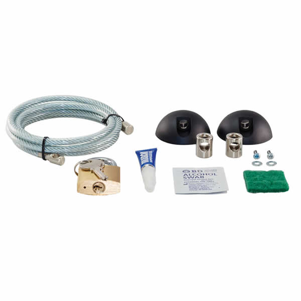 Computer Locking Cable Kit Cable locks for Notebooks – Computer Mania