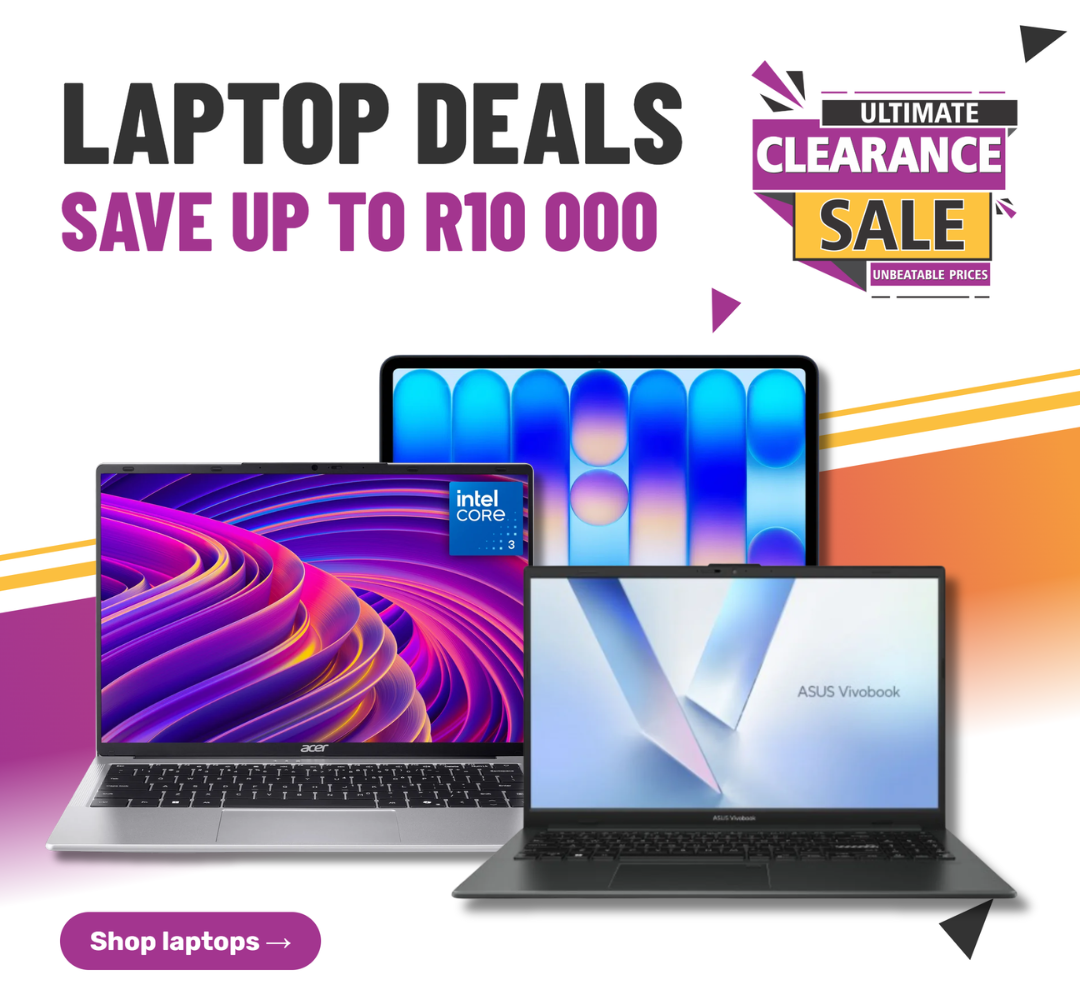 Laptop deals – save up to R4 000