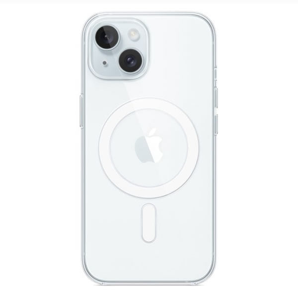 Apple iPhone 15 Plus Clear Case with MagSafe