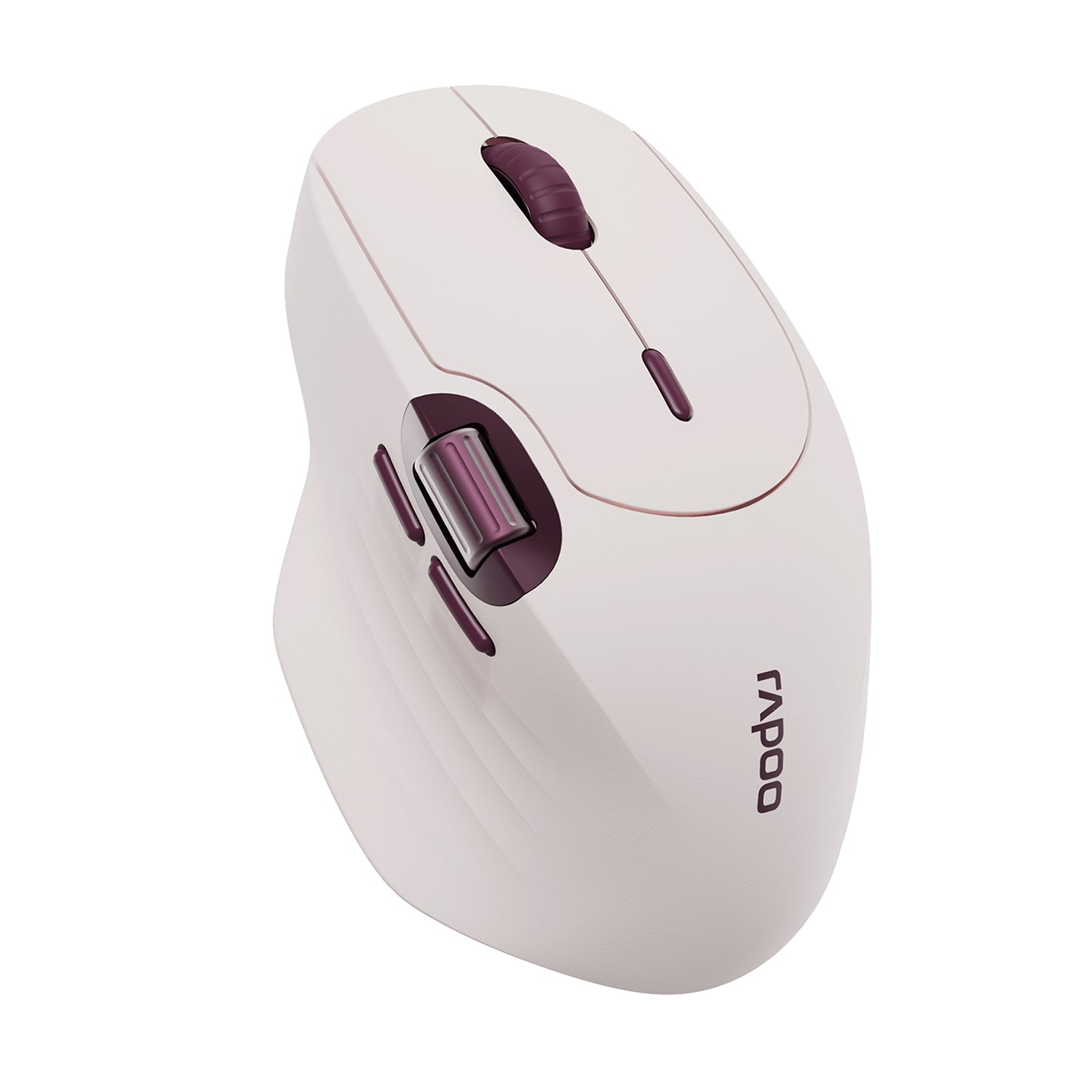 Rapoo MT560 Multimode Rechargable Mouse - Pink Aubergine