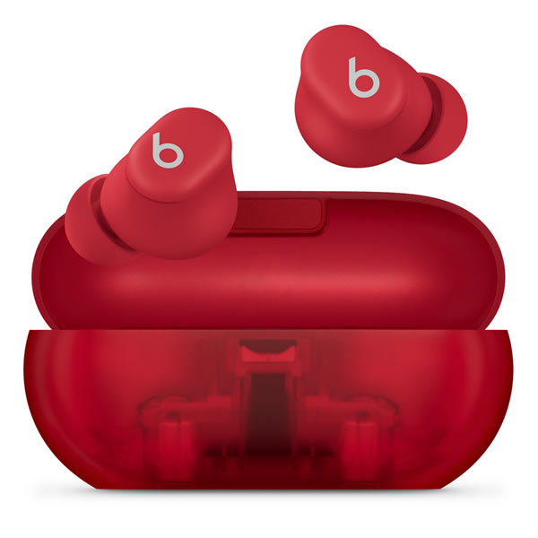 Beats Solo Buds True Wireless In-Ear Earphones - Transparent Red