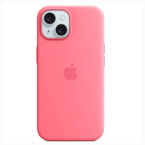 Apple iPhone 15 Silicone Case with MagSafe - Pink