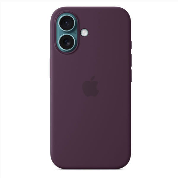 Apple iPhone 16 Silicone MagSafe Case - Plum