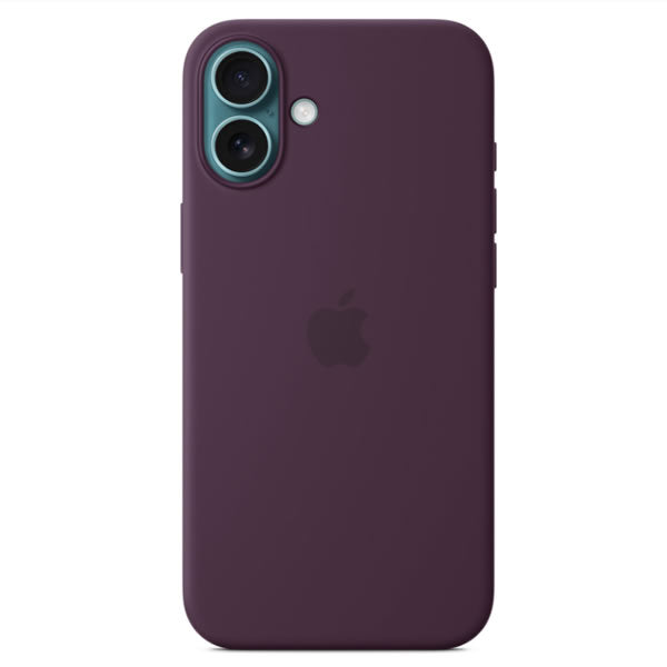 Apple iPhone 16 Plus Silicone MagSafe Case - Plum