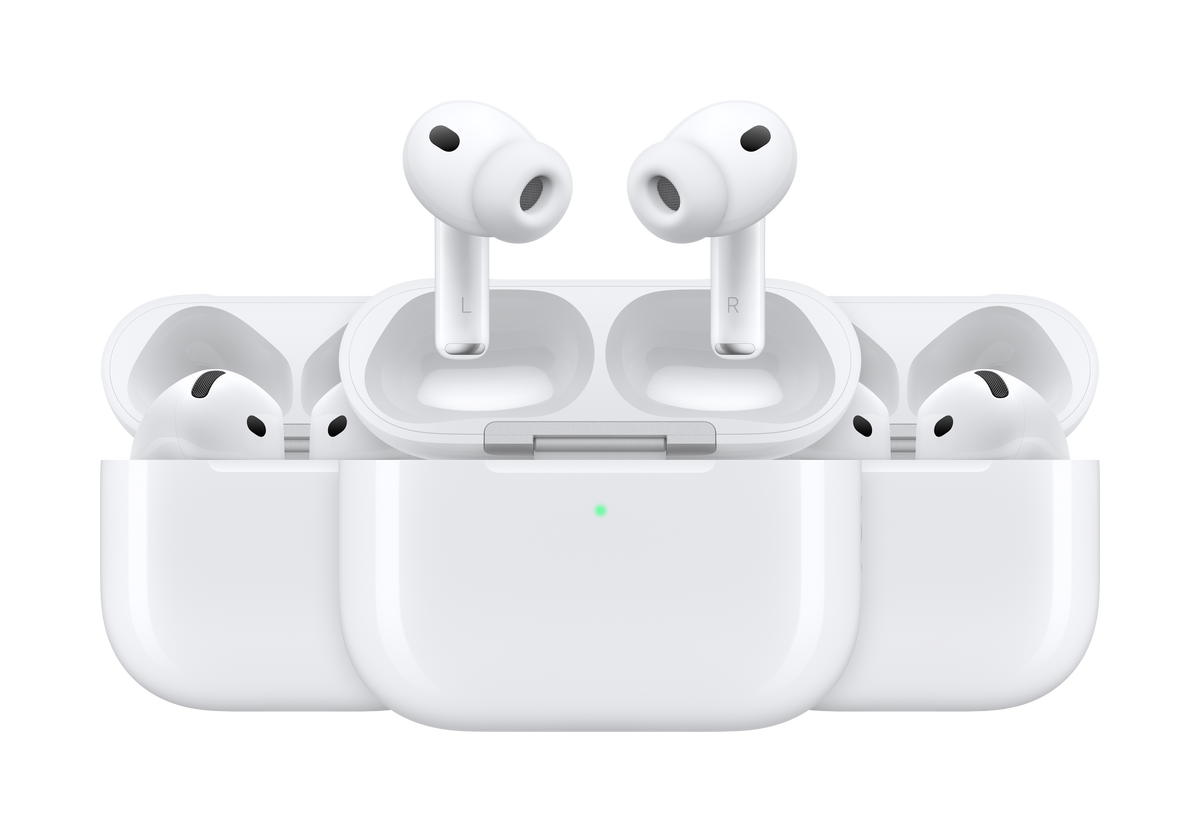AirPods 5 with open charging case