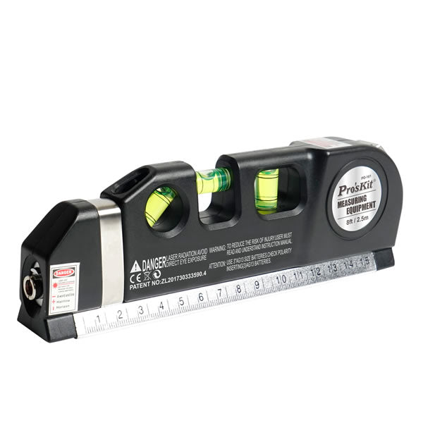 Pro's Kit Multi-purpose Laser Level Measuring Tape Ruler - NET-PD-161-C