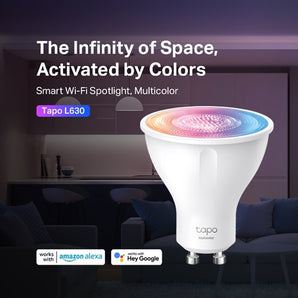 TAPO l630 Smart Wi-Fi Spotlight, Multicolour