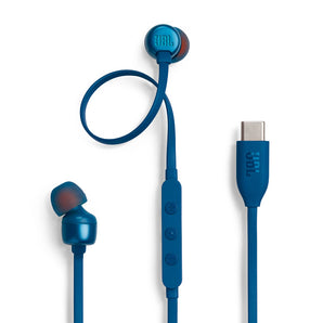 JBL Tune 310C USB Type-C In-Ear Headphones - Blue