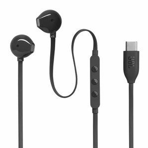 JBL Tune 305C USB TYPE-C Wired Hi-Res Earphones - Black