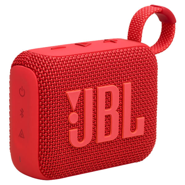 JBL Go 4 Ultra-Portable Bluetooth Speaker - Red