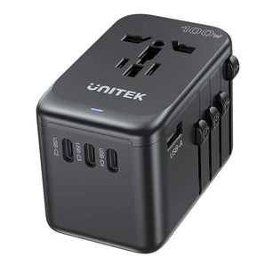 Unitek GaN 100W Universal Travel Adapter P1123ABK01