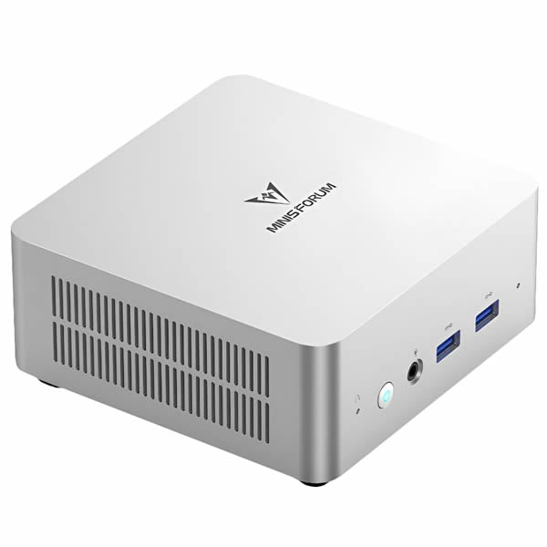 MinisForum VENUS i5-12450H 16GB Windows 11 Home Mini PC - Silver