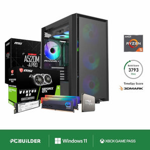 PCBuilder AMD Ryzen 5 5500 Scout Windows 11 Gaming PC