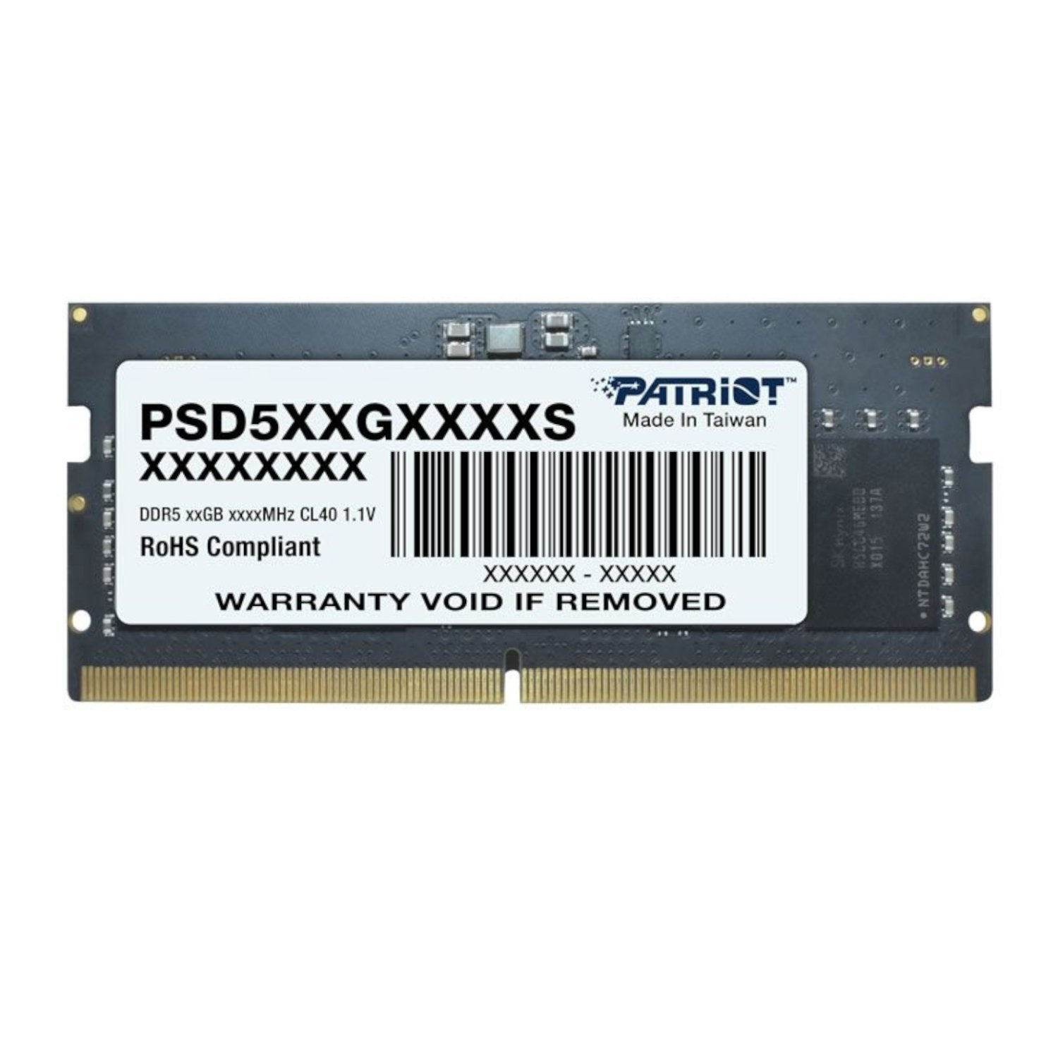 Patriot Signature Line 8GB 5600MHz DDR5 SODIMM Notebook Memory