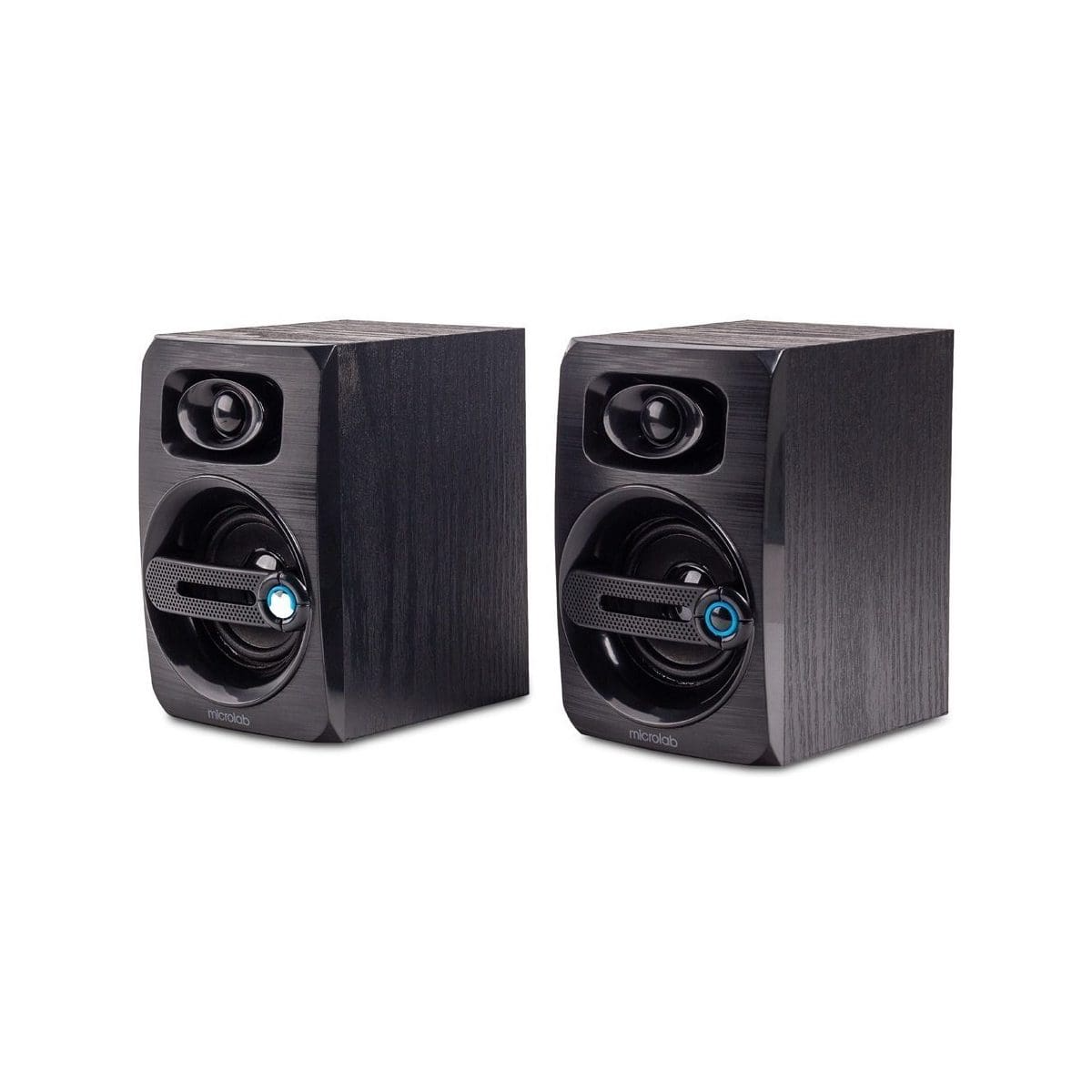 Microlab B23 2.0CH 2X3 Watt USB-Powered Multimedia Speaker With Inline Volume Control Fro Easy Access And Supports 3.5mm Stereo Jack - Black Colour