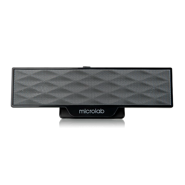 Microlab B51 2.0CH USB-Powered Desktop Speaker With Top Panel Controls For Easy Access And Supports 3.5mm Stereo Jack And 4 Watt RMS Output Power - Black Colour