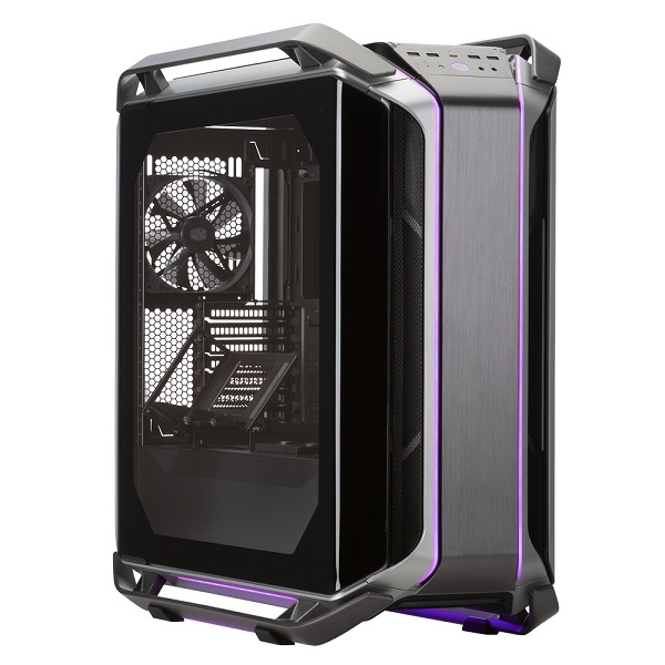 Cooler Master Cosmos C700M XL-ATX Mid-Tower Case With Tempered Glass Side Panel And 4X 140mm Fans Pre-Installed - Grey Colour