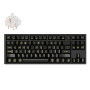Keychron Q3 80% Kailh Clione Limacina Switches Aluminium RGB Wired Keyboard – Black