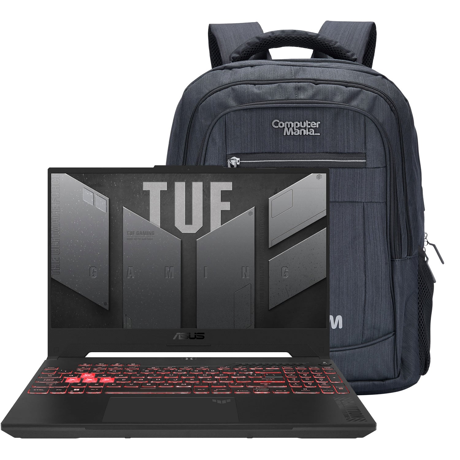 ASUS | TUF A15 FA507UV-916512G0W Laptop | 15.6" FHD | AMD Ryzen 9 | 16GB DDR5 RAM | 512GB NVMe SSD | Nvidia RTX4060 8GB Gaming - Jaeger Gray[Pre-Owned]