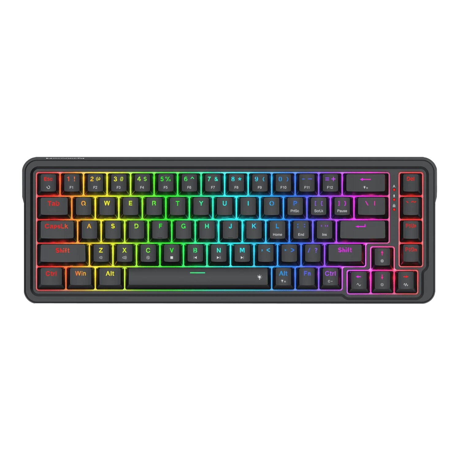 Redragon NOVA K709 65% Wired Gasket RGB Gaming Keyboard - Black