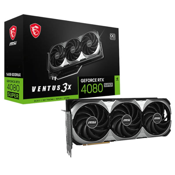 MSI Nvidia GeForce RTX 4080 Super Ventus 3x 16GB Graphics Card