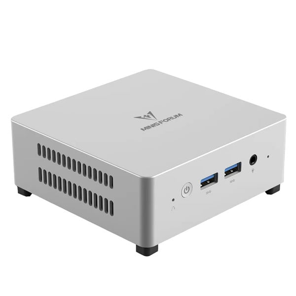 MINISFORUM UN100S Intel N100 Processor Barebone - Silver Mini PC