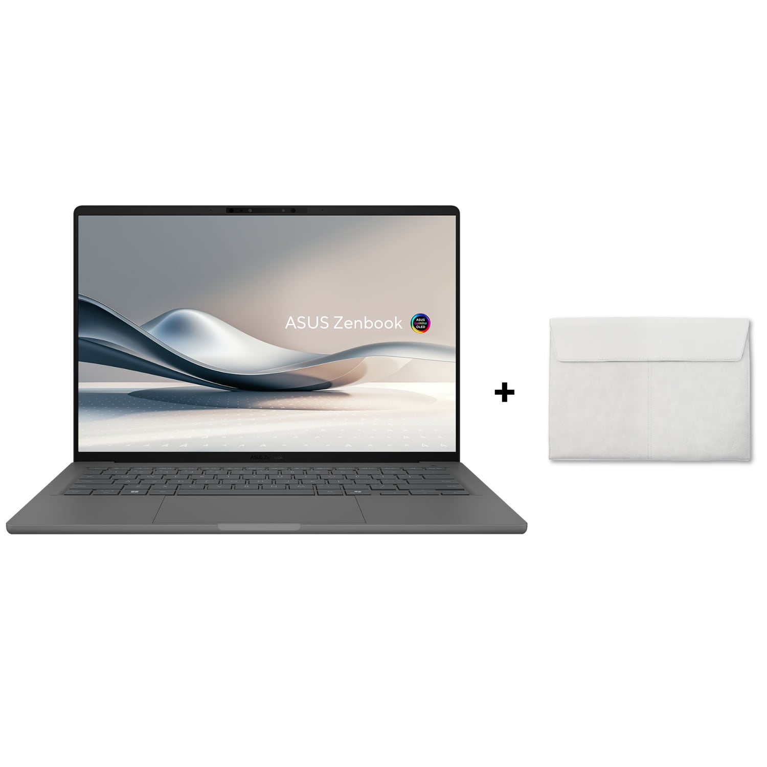 ASUS | Zenbook 14 UX3407QA | Snapdragon | 14" OLED | 16GB RAM | 1TB SSD - Iceland Gray
