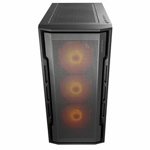 Cougar UNIFACE RGB Mid-Tower With Tempered Class Side Panel - Black