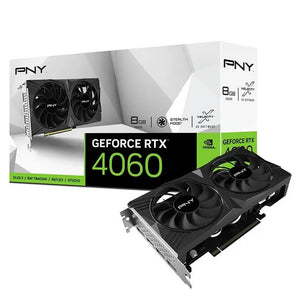 PNY GeForce RTX 4060 Verto Dual Fan DLSS3 8G GDDR6 128-BIT Graphics Card