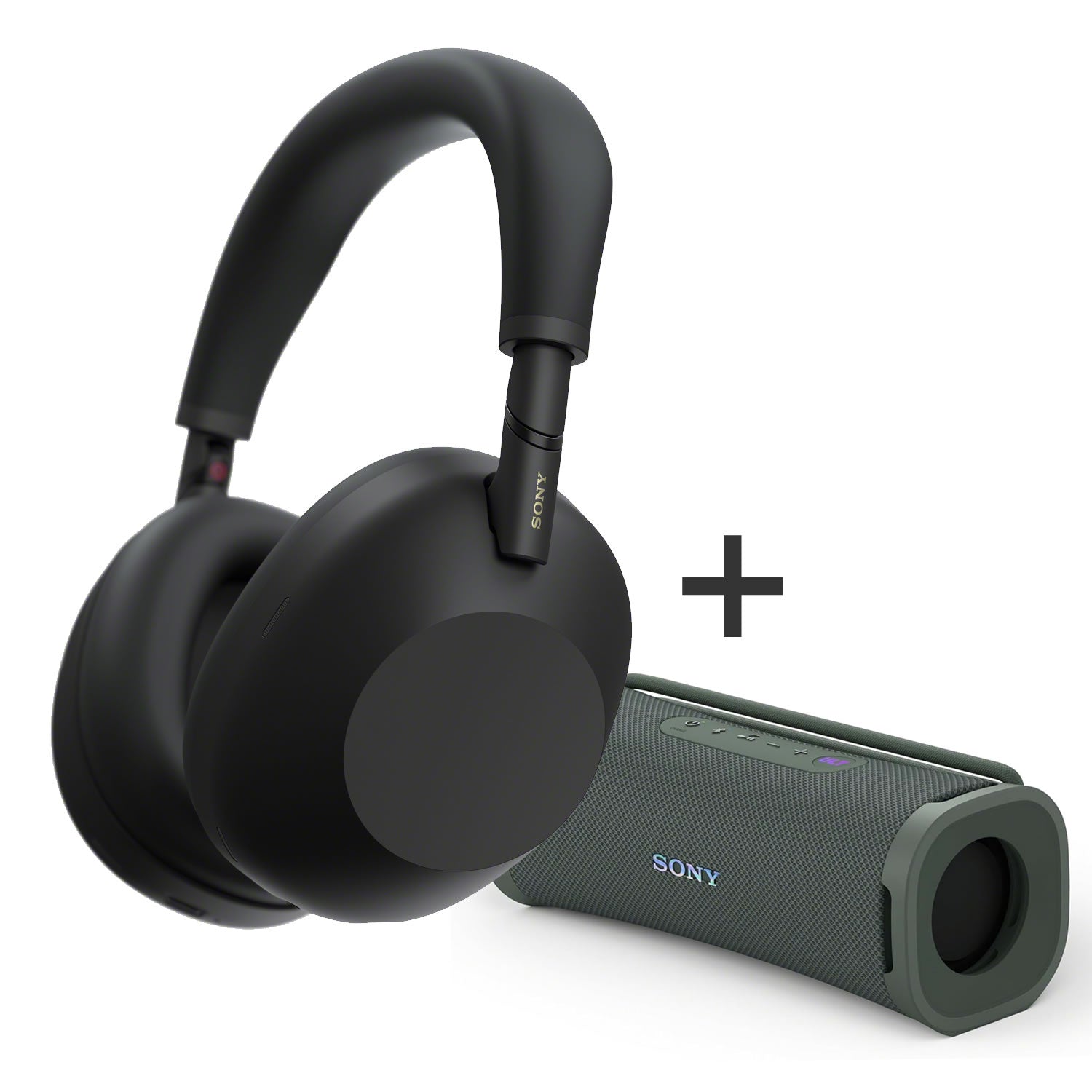 Sony WH-1000XM6 Wireless Noise Cancelling Headphones - Black + Free Sony ULT Field 1 BT Speaker - Forset Grey